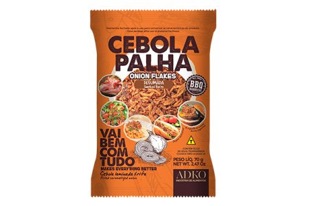 Cebola palha sabor BBQ: ideal para sua farofa de churrasco