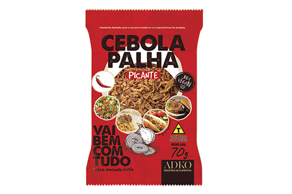 Cebola palha picante e comida mexicana: combinação irresistível